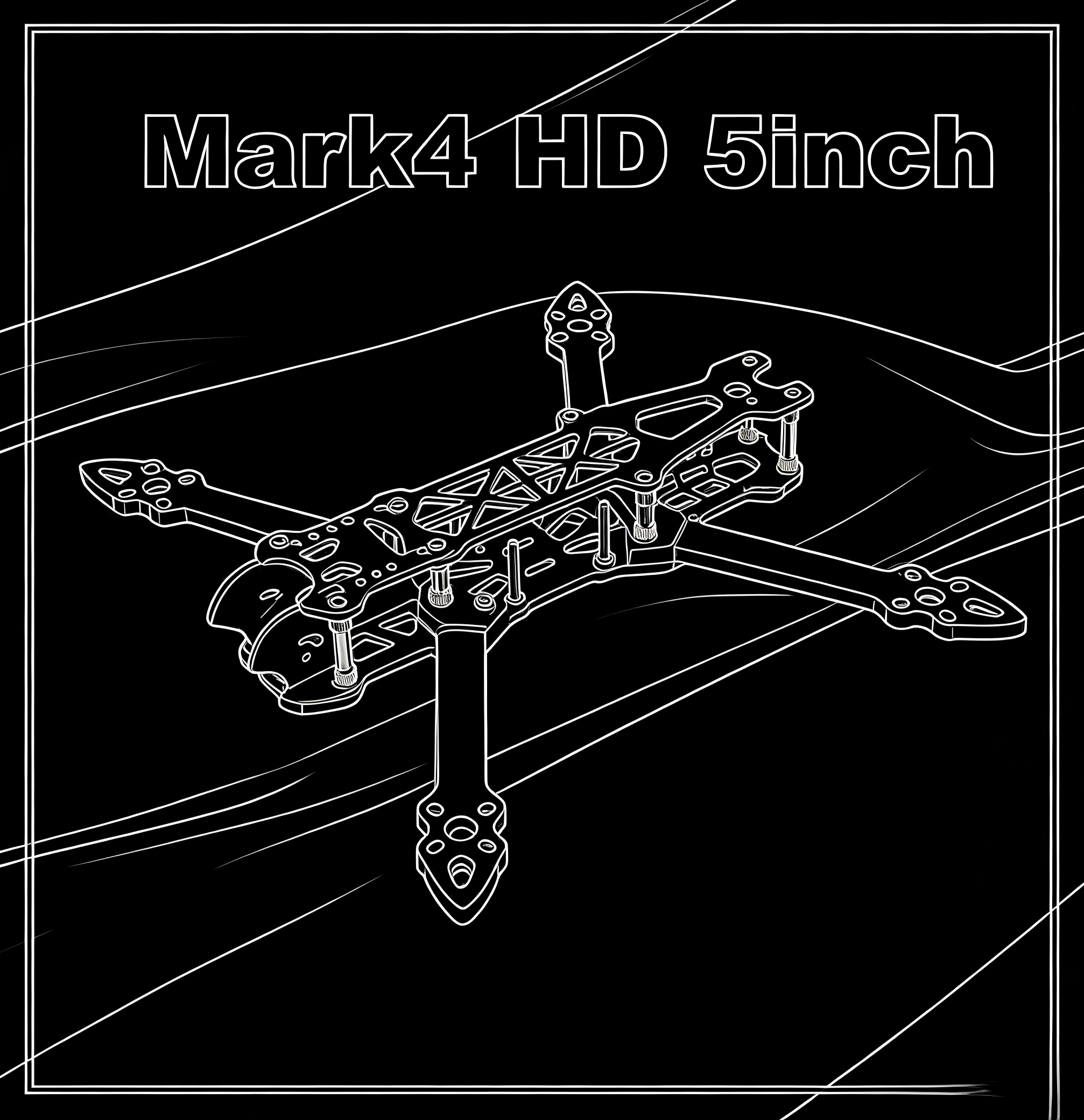 Fpv Drone Quadcopter - MARK4 V2 Mark 4 V2 5inch