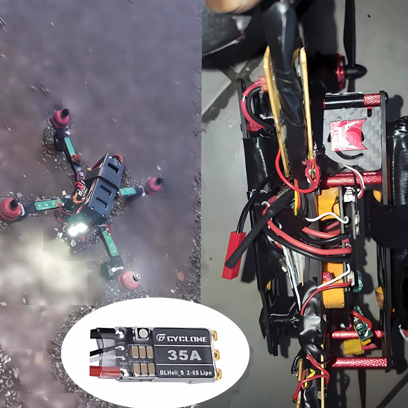 Cyclone 35A BLHeli_S ESC - Hig - Fpv Drone Quadcopter ulasan dan harga