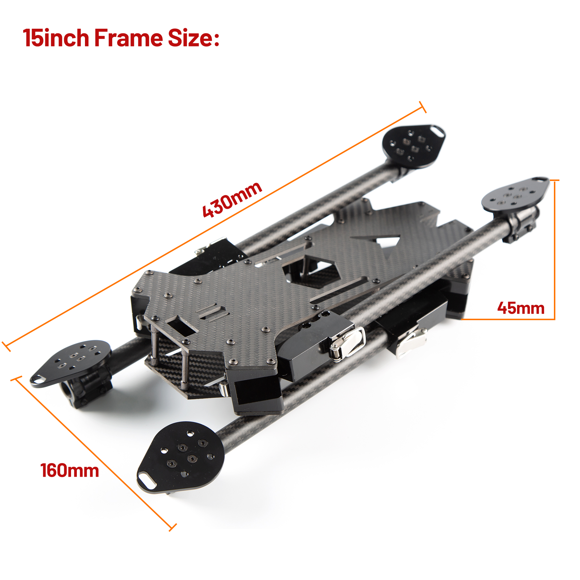 15inch /17inch FPV Carbon Fibe - Fpv Drone Kit ulasan dan harga