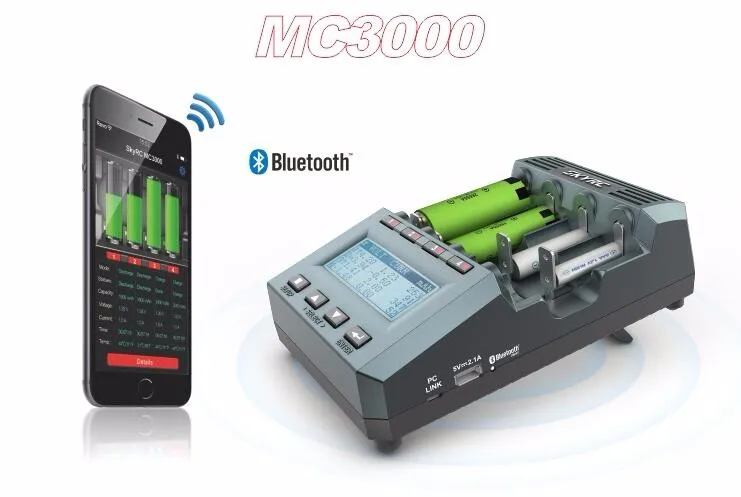 MC3000  Smart 4 Slots LCD Disp - Fpv Drone Charger ulasan dan harga