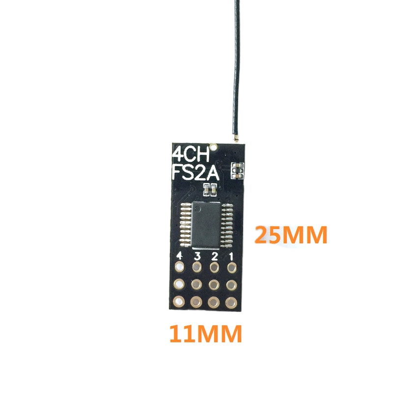 Flysky FS2A Mini Receiver 4CH  - Fpv Drone Flight Controller ulasan dan harga