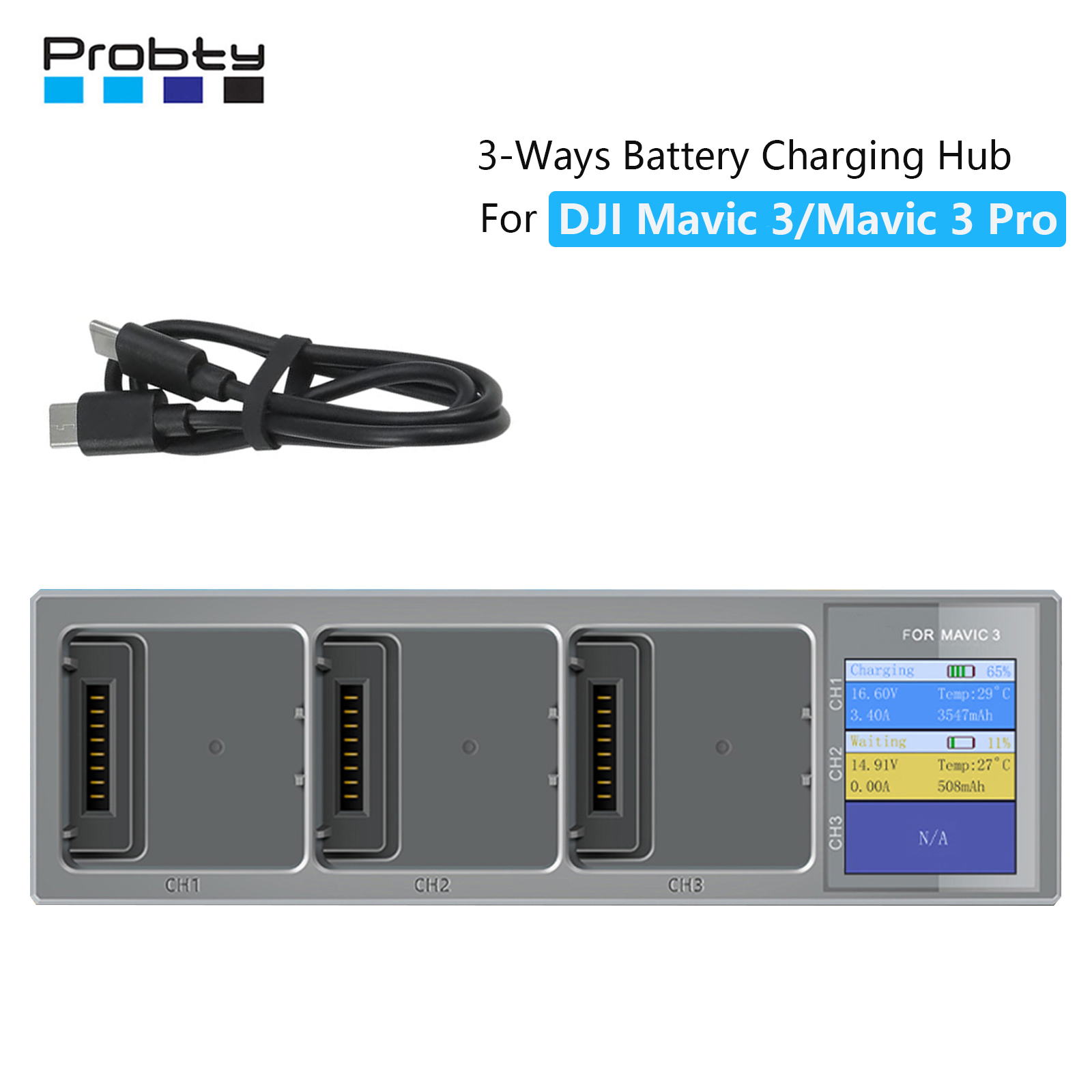 New 3 In 1 Charging Hub for DJ - Fpv Drone Charger ulasan dan harga