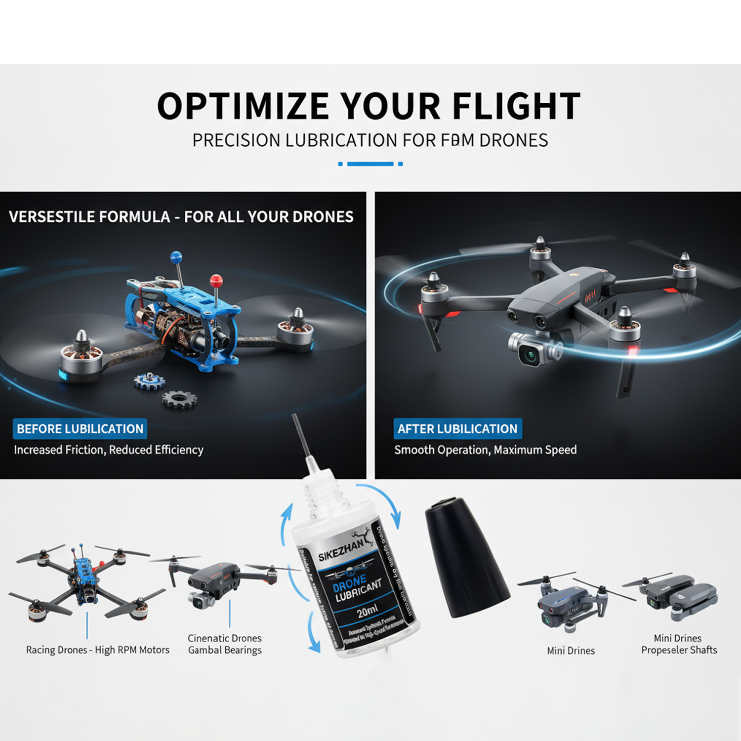 Micro Drone Motor Bearing Lubr - Fpv Drone Motor ulasan dan harga