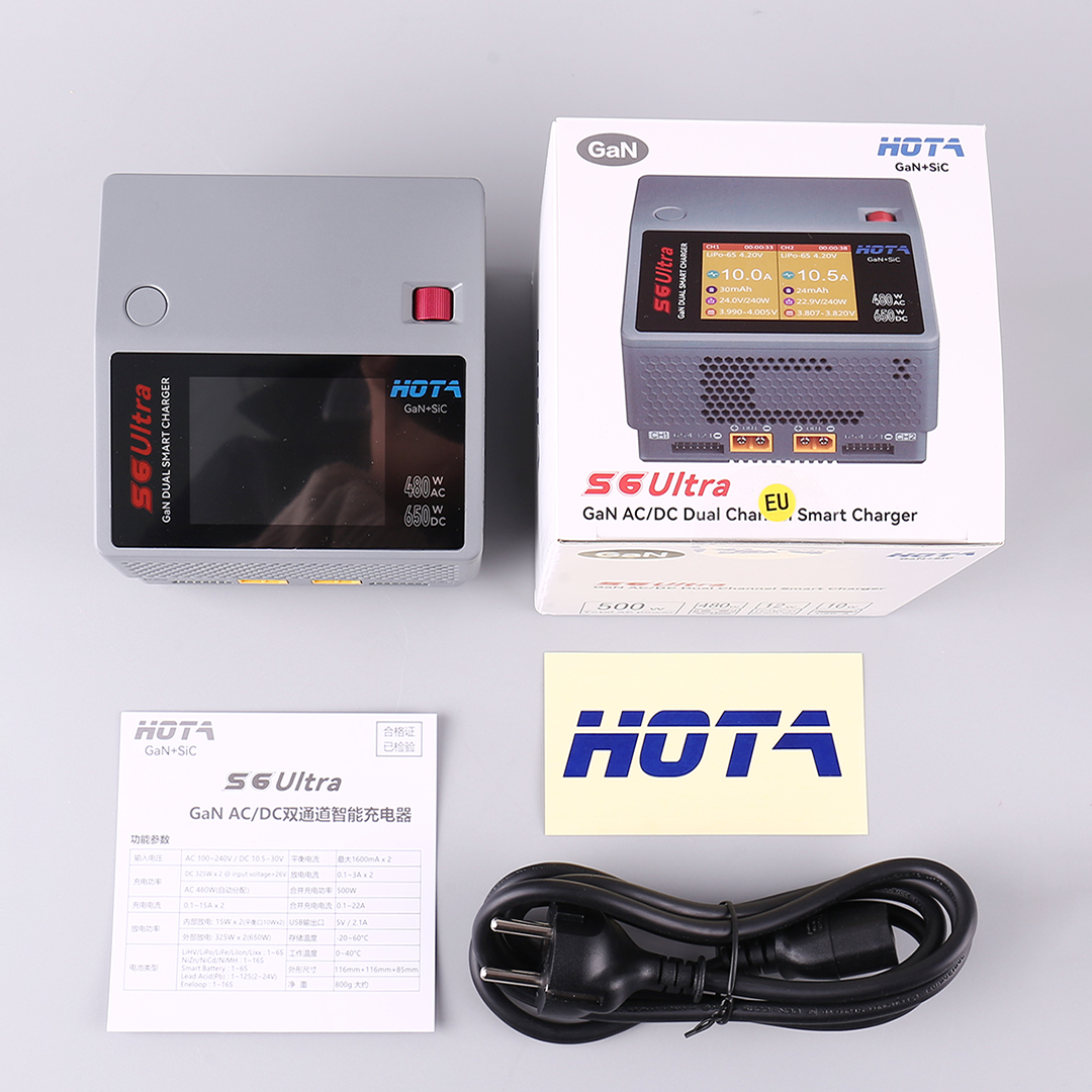 HOTA S6 Ultra Gallium Nitride  - Fpv Drone Charger ulasan dan harga