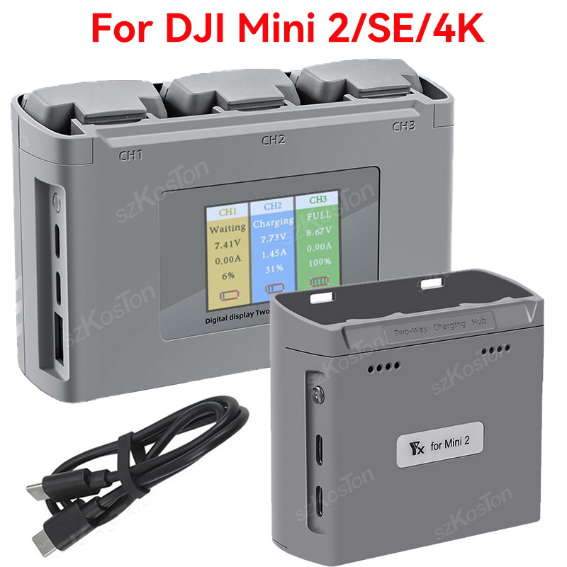 For DJI Mavic Mini 2/SE Mini 4 - Fpv Drone Charger ulasan dan harga