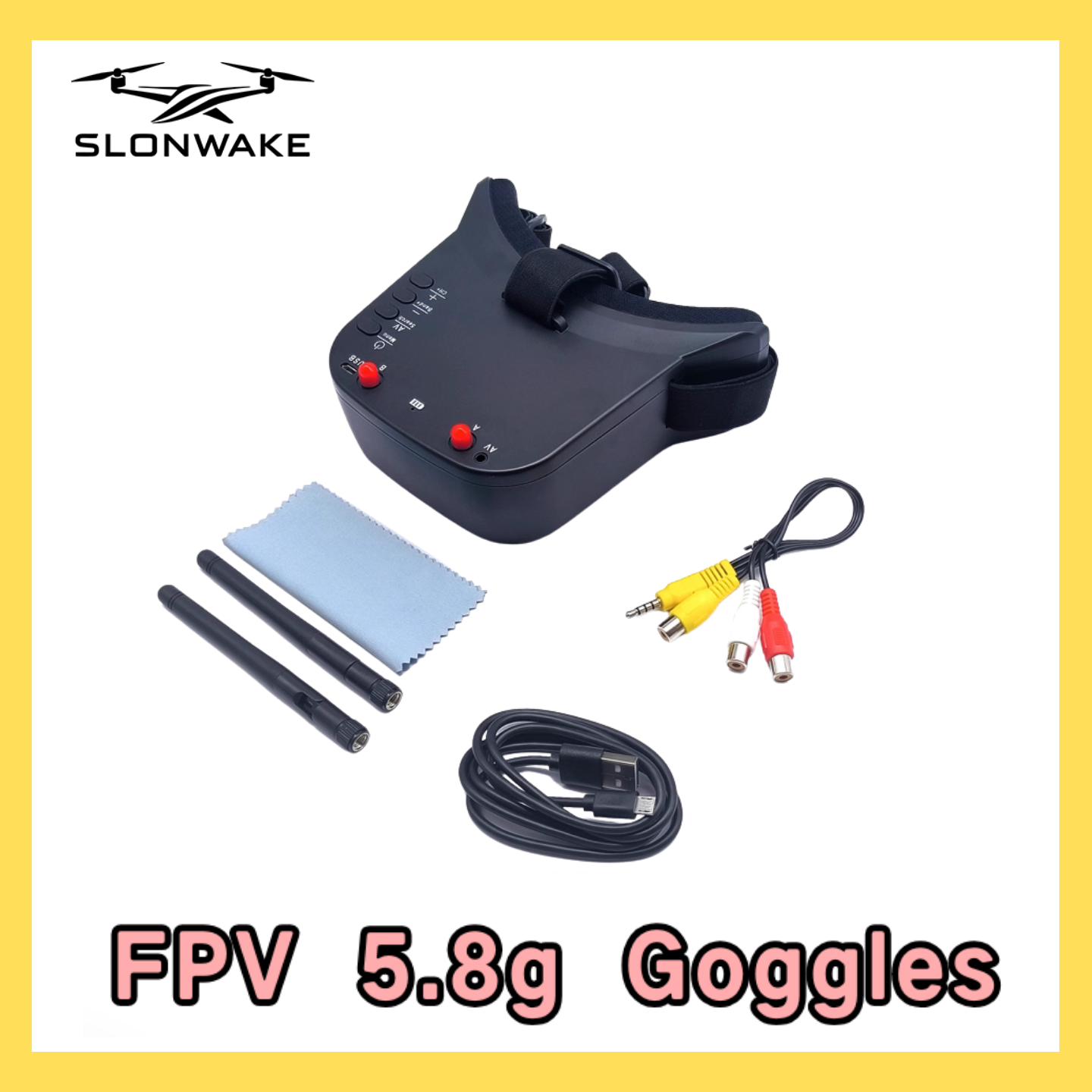 SLONWAKE 5.8G 48CH FPV 400mw V - Fpv Drone Transmitter ulasan dan harga