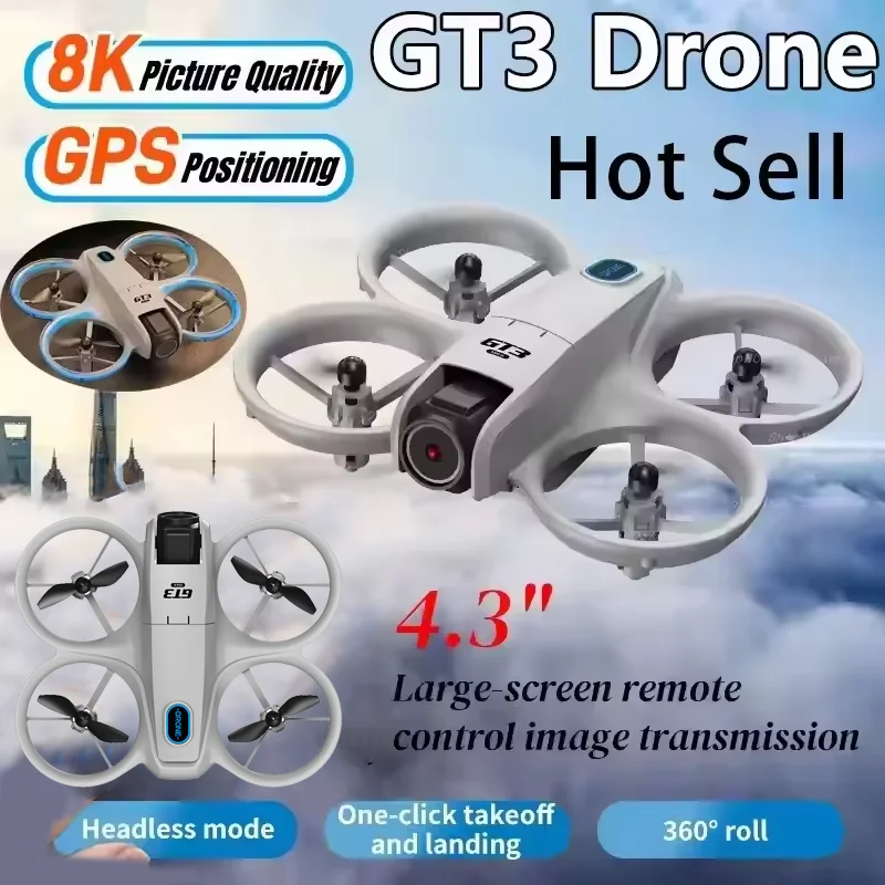 GT3 Drone 8K HD Dual Cameras G - Fpv Drone Charger ulasan dan harga